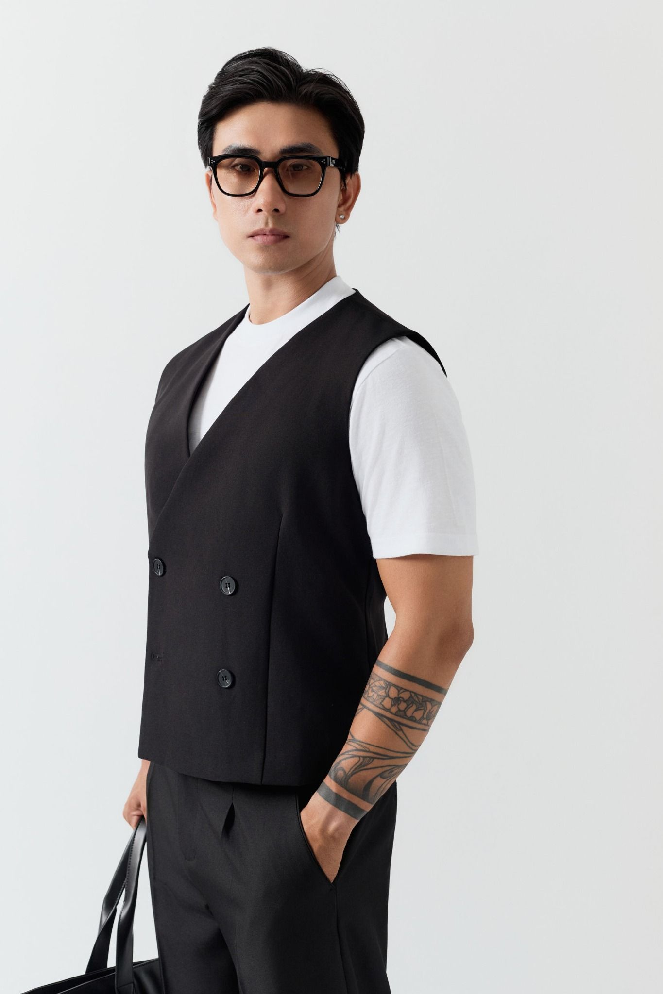 Áo Khoác Gile Relaxed Basic Élan Tailor - Ảnh 2