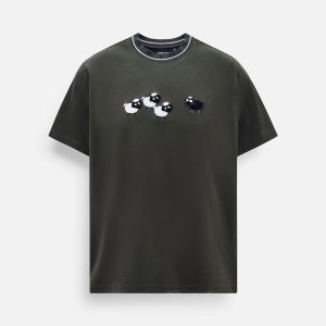 Áo Thun Regular Cool Fab Black Cloud Sheep