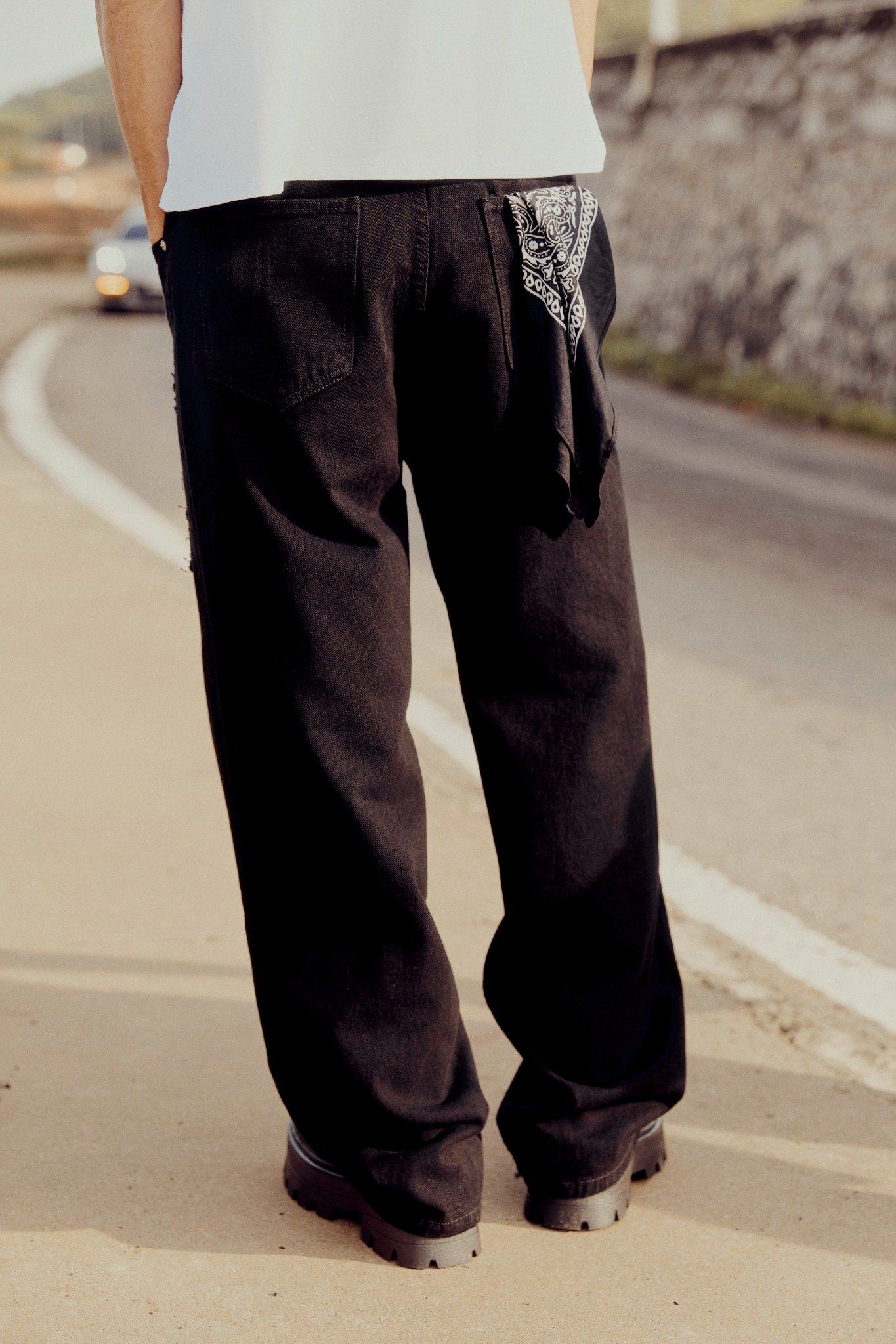 Quần Jean Straight Grand Words Black * Én Col 25 - Ảnh 4