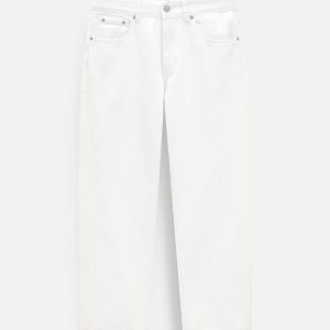 Quần Jean Straight Basic White V1
