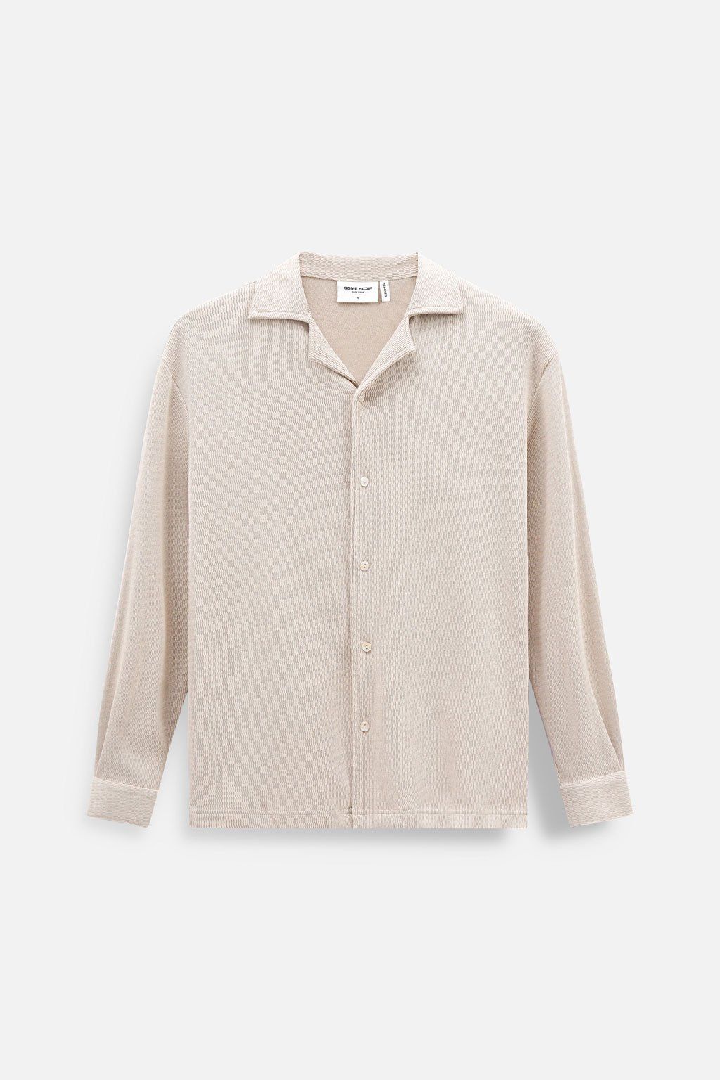 Áo Sơ Mi Relaxed Hoạ Tiết Dệt Blend - Ảnh 3